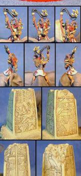 Wargods of Aegyptus Elephant Rider by Celthulhu