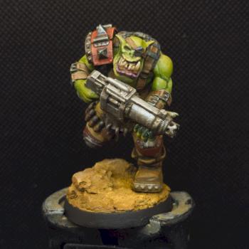 Ork Nob by Robonoa