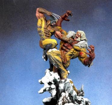 Wolverine vs Sabretooth by RAFF