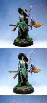 The Green Witch by RAFF