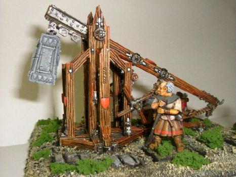 Bretonnian Trebuchet by theelfmaster