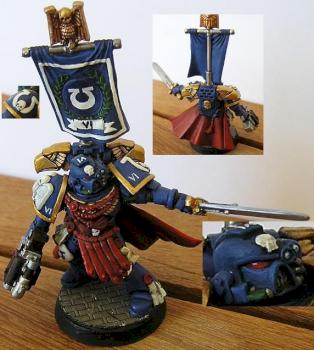 Space Marine Comander by Aenarion c.pastor