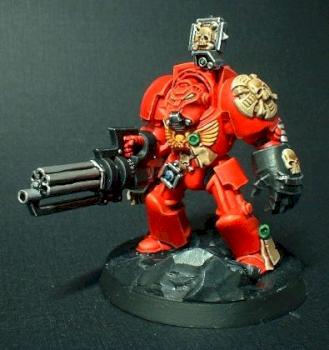 Blood Angel Terminator with Assault Cannon by Dunkpork