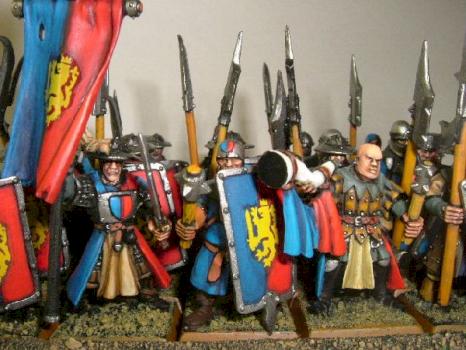 Bretonnian Men at Arms 2 by theelfmaster