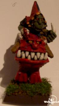 Squig hopper with converted arm orcs and goblins o&g by Woundead