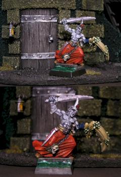 Mordheim Cult of the Possessed MUTANT with GC and sword by MiSiO