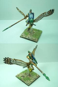 Héro Elfe Sylvain sur grand Aigle by sceolan