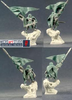 Wood Elf Standard Bearer by vandoc