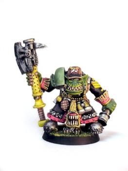 Ork Nob with Squig by baddog