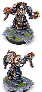 Cleaned up Black Templar Terminator Chaplain by MrKlipp