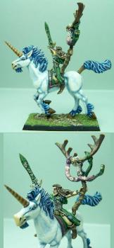 Mage Elfe Sylvain sur Licorne by sceolan