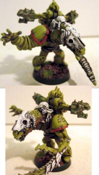 Nurgle Possessed Chaos Space Marine by joppe