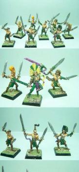 Danseurs de guerre Elfes Sylvains by sceolan