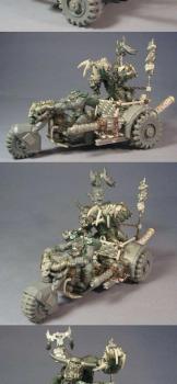 ork warboss on motobike WIP by M11