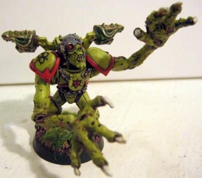 Nurgle Possessed Chaos Space Marine by joppe