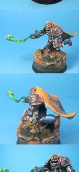 Chaos Space Marine Sorcerer by Joarmurel