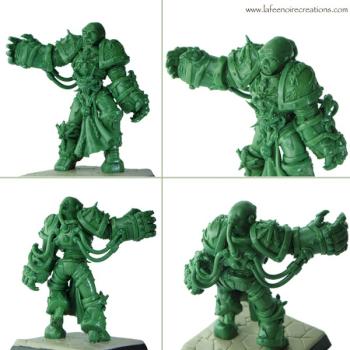 Chaos soldier 32 mm fully sculpted (no conversion) by Lafeenoirecreations