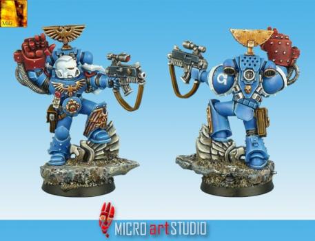 Space Marines Ultramarines Sergeant by MiG