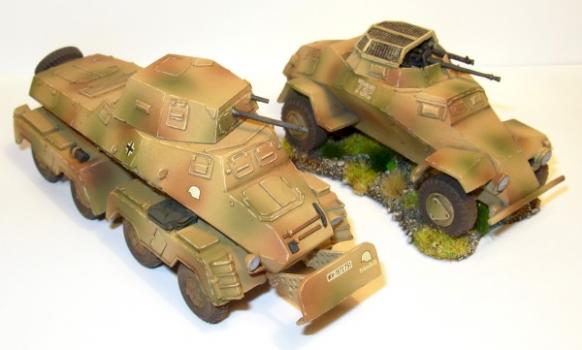Sdkfz 222 (BAM) & Sdkfz 231 (Chieftain) by Heresy