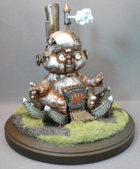 Wild Steam Creations Steampunk Buddha by battlefieldscenics