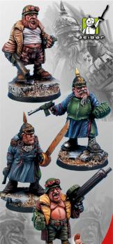 Prussian Ogres from Scibor Monstrous Miniatures by Scibor