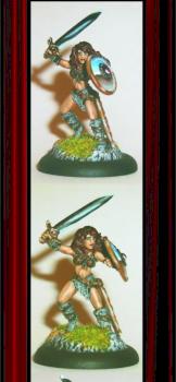 Barbarian Girl by Kromm