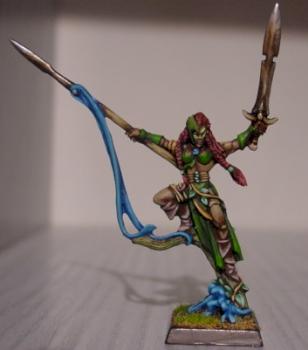 Wood elves wardancer lord by Jacek Azael