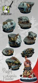40mm Ancient Ruins bases 25mm from Scibor Monstrous Monsters by Scibor