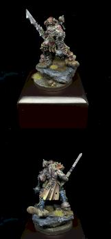 Slaughterpriest with Hackblade and Wrath-hammer by KSlee