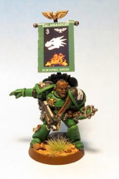 Salamanders Veteran Sergeant by Abrethor
