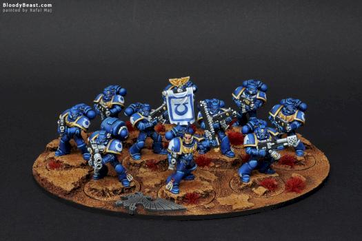 Space Marines Ultramarines Tactical Squad by BloodyBeast.com