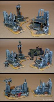 Custom 40k Ruins by allgamercreations