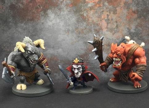 Minotaur, Lord Fang, and Troll - Arcadia Quest by BigMiniStudio