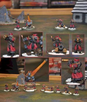 Winter Guard Mortar Crew - Khador Weapon Crew Unit for Warmachine by EmilienWILD