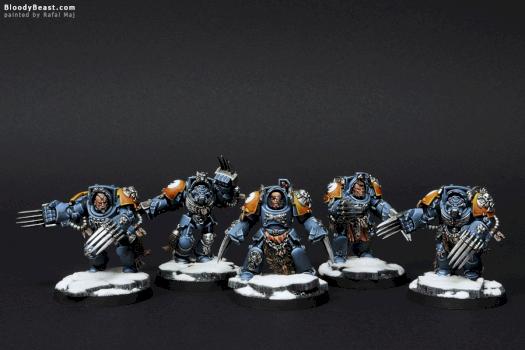Space Wolves Wolf Guards by BloodyBeast.com