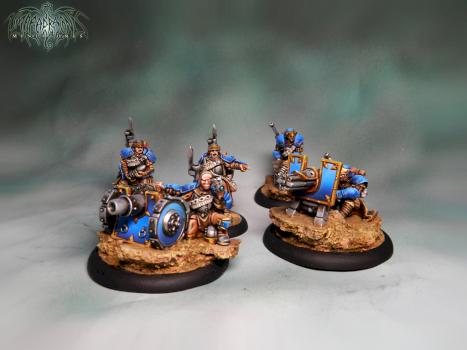 Cygnar Trenchers Cahin Gun & Cannon by Umbra Draconis