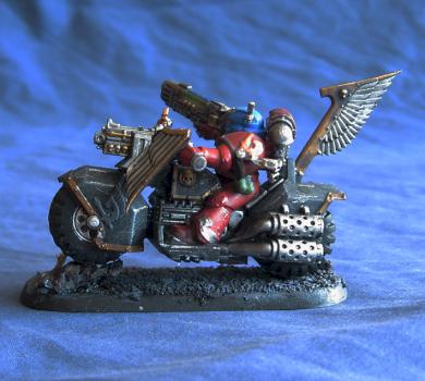 space marine in the bike by kbriv