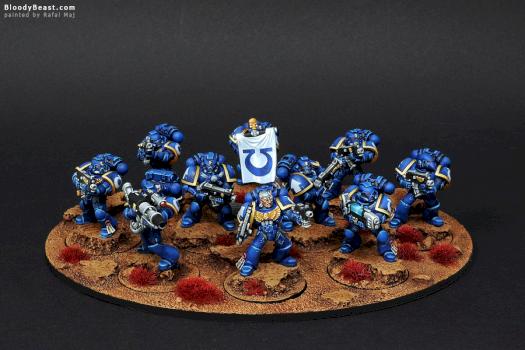 Space Marines Ultramarines Tactical Squad by BloodyBeast.com