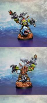 Orc Warboss Grukk Face-Rippa by kacpero