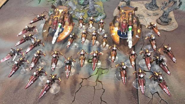Chameleon Eldar Army by GreyJedi