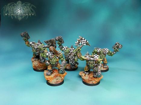 Black Reach - Ork Nobz by Umbra Draconis