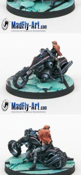 Penthesilea Amazon Biker Special Edition by MadFlyArtStudio