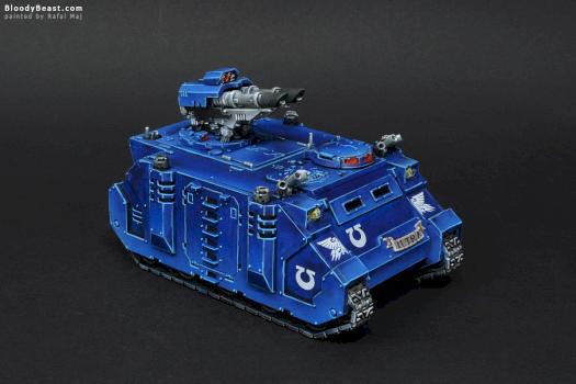 Space Marines Ultramarines Razorback by BloodyBeast.com