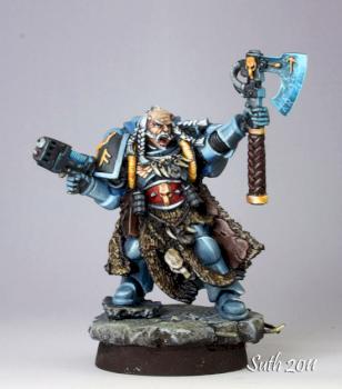 Space Wolf Rune Priest by Suth