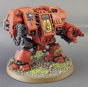 Blood Angels Dreadnought by redbristles