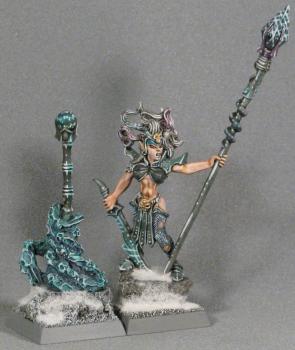 Dark Elf Supreme Sorceress by Sacred Circle Minis