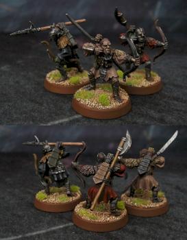 Orcs lotr with bow&spear by Kirdan