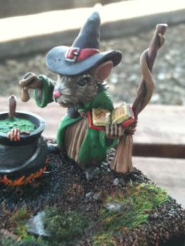 Female Mouse Witch close-up by Alpet