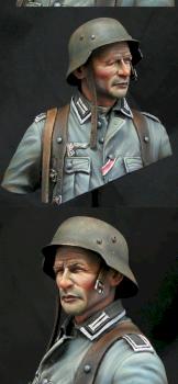 SK miniature 1/9 WW2 German bust by joe lo