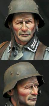 SK miniature 1/9 WW2 German bust by joe lo